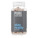Rene for mænd Original renlighed Stay Ready Fiber Supplement # 124; Hjælper fremme fordøjelsesmæssige Regularitet # 124; Psyllium Husk, Aloe Vera, Chia Frø, Flaxsefrø # 124; Proprietary Formel # 124; 60 Vegan Kapsler