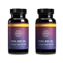 2 Pack, Primal Mind Fuel Brain Booster for Focus, Energy, Clarity, Memory Brain Health 30 Capsules Nootropics Brain Support Supplement for mænd og kvinder