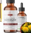 Mælkebøtte Root Tincture 2 oz - Alkohol- Free Herbal Extract - 670 mg per servering - Glycerin-baseret, Vegan, Non- GMO, Ingen tilsat sukker - Mælkebøtte Drops flydende supplement