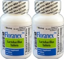 Floranex Probiotika til kolon sundhed Generisk til Lactinex 50 tabletter pr. flaske Pakning med 2 100 tabletter i alt