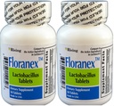 Floranex Probiotika til kolon sundhed Generisk til Lactinex 50 tabletter pr. flaske Pakning med 2 100 tabletter i alt