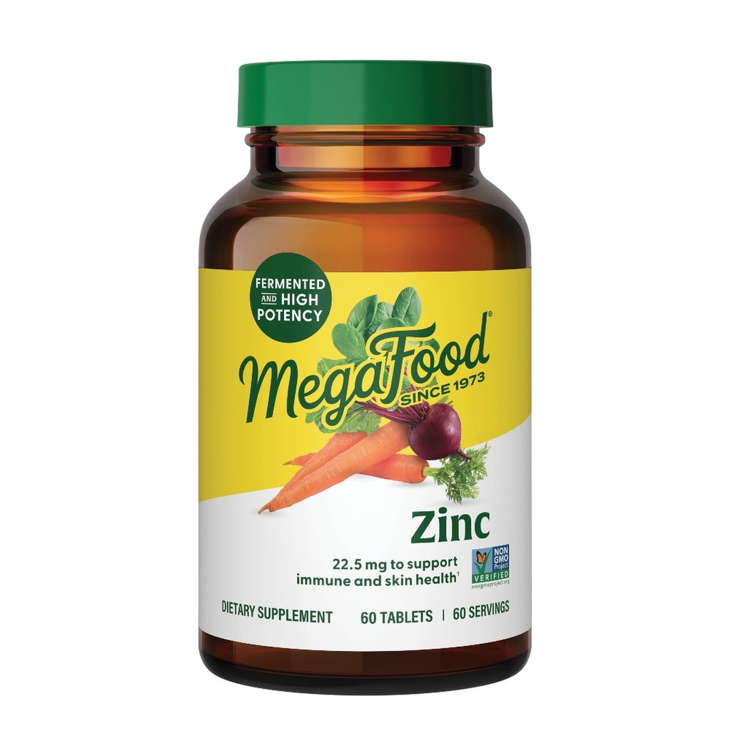 MegaFood Zink Kosher - 60 tabletter, 60 servering