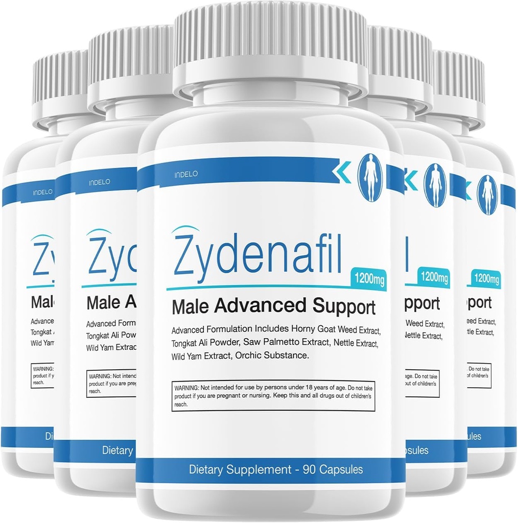 (5 Pack) Zydenafil til mænd, Zydenafil piller til mænd, Zyndenafil avancerede ydeevne kosttilskud, Zydenafil ydeevne, Zydenafil anmeldelser Mand (300 kapsler)...