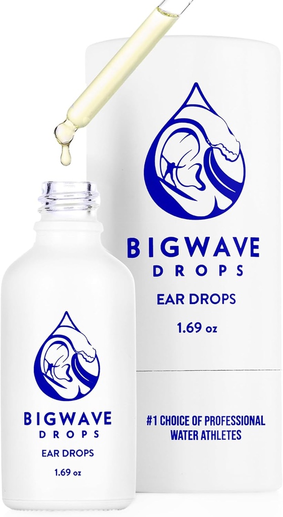Fast- Fungerende Ear Drops Foretrukket af Professionelle Atleter for Ear Diskomfort, Ear Infektioner, Svømmer 's Ear, Craged Øre, Wax Fjernelse, og Itchy Ører
