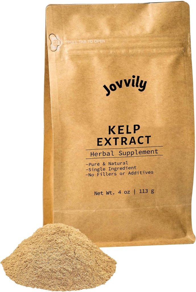 Kelp ekstrakt pulver - 4 oz - Superfood - Ingen tilsætningsstoffer - Altid Pure