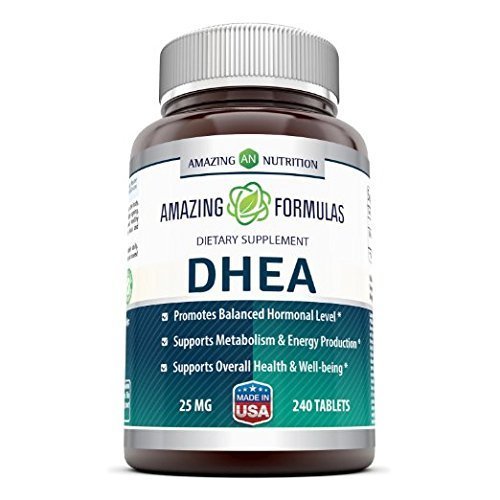 Amazing Formulas DHEA 50 Mg per Serving Medic124; Tablets Supplements 124; Non- GMO Medic124; Gluten- Free Medic124; Made in USA (1 Pack Medic124; 240 Count)