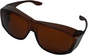 Solar Shield Fits- Over solbriller, SS Polycarbonat II Amber, Unisex, Solbriller