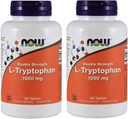 Now Foods - Now Foods L- tryptophan 1000mg, Tablets, 60- Count [Health and Beauty] (pakke af 2)