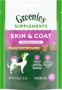 Greenies Følsomme pleje Hud og Coat supplement til hunde med fisk olie til hunde kylling-fri formel hund supplement, Peanut Butter Flavor, 40- Greve bløde tygger
