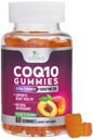 CoQ10 Gummies 100mg - 3X Strength, High Absorption, Antioxidant Supplement for Heart Health Support & Energy Production, Ultra Coenzym Q10 Vitamin, Coq 10 Kosttilskud, Non- GMO - 60 CoQ10 Gummies