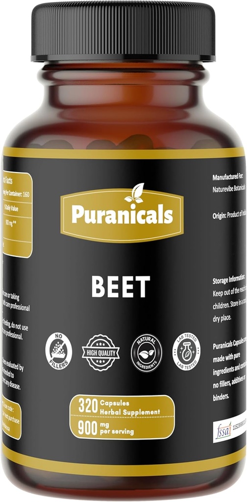 Beet Premium 320 Kapsler Nitrooxide Booster