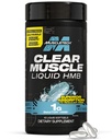 Muscletech HMB Kosttilskud 1000mg, Clear Muscle (42 Liquid Softgel) - Højeste Grade HMB for Lean Muscle & Recovery- HMB Free Acid Muscle Supplement- Hjælp Reducere muskelfordeling - Packaging May Vary