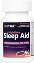 HealthA2Z Sleep Aid, Diphenhydramin HCl 25mg Softgels, Supports Deeper, Resistful Sleeping, Non Habitat-Danning (96 Softgels)