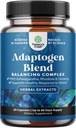 Urteadaptogen Mood Support - Calming Adaptogens Supplement til Stress & Cortisol Management med Ashwagandha Rhodiola Rosea & Maca Root - Vegansk Non GMO & Daytime Friendly - 60ct