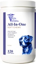 Hund Multivitamin Chews (120 bløde Chews) - All- in- One Vitamin til hunde i alle aldre, Sizes & Breeds Budd124; Understøtter Immunitet, fordøjelsessygdomme, hud, Coat fælles sundhed med Glucosamin, Omega fede syrer