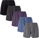 BOMBOO COOL Herre Boxers Short Classic Fit Soft Casual Undertøj Loose Breathable Boxer Shorts for mænd