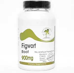 Figwort Root 900mg ~ 180 kapsler - Ingen tilsætningsstoffer ~ Naturetition Kosttilskud