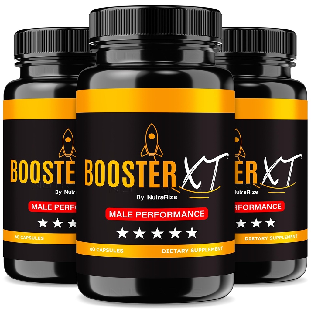 NutraRize (pakke med 3 Booster XT til mænd, mandlige ekstraudstyr kapsler, Premium Formel til at støtte daglige energi & peak ydeevne, Multivitamin piller til samlet sundhed, anmeldelser (180 Kapsler)