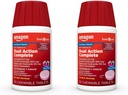 Basic Care Dual Action Complete, Chewable Acid Reducer Plus Antacida Tablets, Berry Flavor, Heartburn Medicine, Syre fordøjelsesbesvær Relief, 50 Greve (pakke med 2)