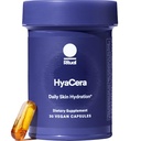Ritual HyaCera Skin Supplement til Wrinkle Support, med Hyabest ® og Ceratiq ® til hudhygiejne Support, Hyaluronsyre, Glycolipider, Ceramider, Gluten Free, Non GMO, Vanilla Essence, 30 dages forsyning