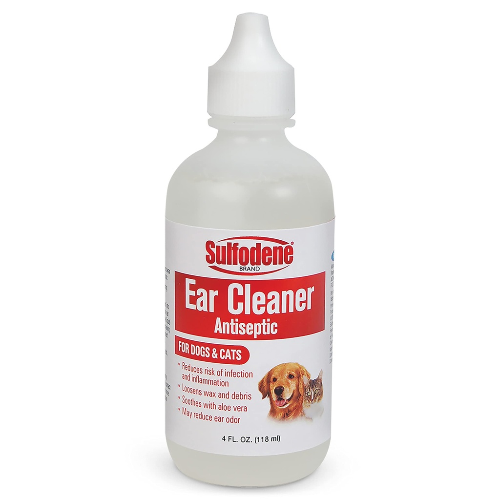 Sulfodene Ear Cleaner til hunde & katte 4oz