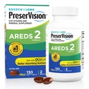PreserVision AREDS 2 Eye Vitaminer, # 1 Eye Doctor Anbefalet Mærke, Lutein og Zeaxanthin Supplement med C-vitamin, E-vitamin, zink og kobber, 130 Softgels (Minigels)