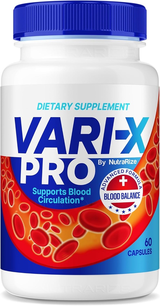Vari-X Pro, Official Blood Support, Alle naturlige Formel for sunde niveauer & Samlet sundhed, Premium Varix Pro Pills, VariXPro Plus anmeldelse (60 kapsler)