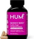 HUM Skinny Bird Green Tea Extract Appetite Support til kvinder med 5htp, Chrom, Caralluma Fimbriata, Gluten Free and Vegan, Green Tea Extract Kapsler Kosttilskud til kvinder, 90 Kapsler