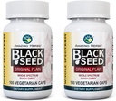 Amazing Herbs Whole Spectrum Black Seed Original Plain, Vegetarian Capsules - Gluten Free, Non GMO, Cold Pressed Nigella Sativa Aids in Digestive Health - 100 Count, 475mg (2-Pack)