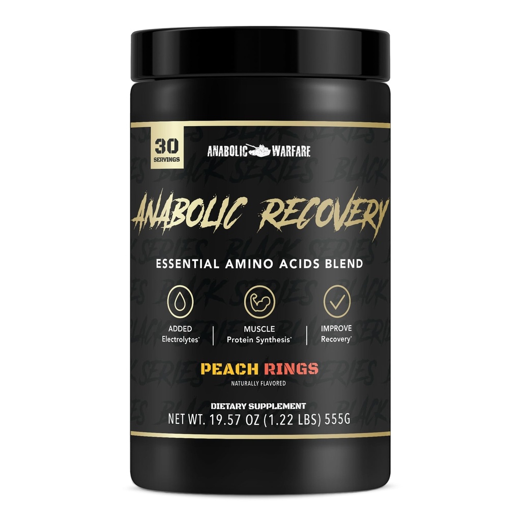 Anabolske Inddrivelse, Væsentlige Aminosyrer, Post Workout Inddrivelse, Premium Hydration, Build Muscle * (Peach Rings, 30 Servere)