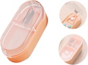Pill Cutter, Professional Pill Splitter til skæring af små piller eller store piller i halve (Pink)