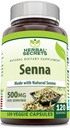 Herbal Secrets Senna Supplement 124; 500 Mg- 124; 120 Veggie Kapsler