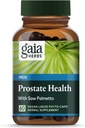 Gaia urter Prostata sundhed - understøtter Prostata sundhed og funktion for mænd - med Saw Palmetto, Green Tea, Nettle Root, og White Sage * - 60 Vegansk flydende Phyto- kapsler (20-dages forsyning)