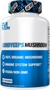 Evolution Nutrition Cordyceps Mushroom - immunsystem og hjerte sundhed support - 500mg Mushroom supplement - 100% Økologisk, Vegan & ikke-GMO - for Energy & Performance - 60 Servering