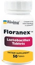 Stigende sundhed - Floranex Tablets - Lactobacillus Probiotiske Kosttilskud - 50 Tablets