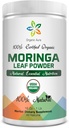 Certificeret Organic Moringa Leaf Powder- 1Lb. USDA Certificeret Organic. 100% Ren og Original. Naturligvis øger energi, Metabolisme og Immunitet. Raw Green Whole Superfood. Ingen GMO, Gluten fri