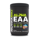 NutraBio Alpha EAA - All- Day Aminosyrer til muskelvækst og hydrering - essentielle aminosyrer med Nootropics & Adaptogen- Full Spectrum EAA BCAA Powder - 30 Serveringer - New York Punch
