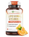 Liposomal C-vitamin Kosttilskud, kapsler Non GMO, soja fri, gluten fri