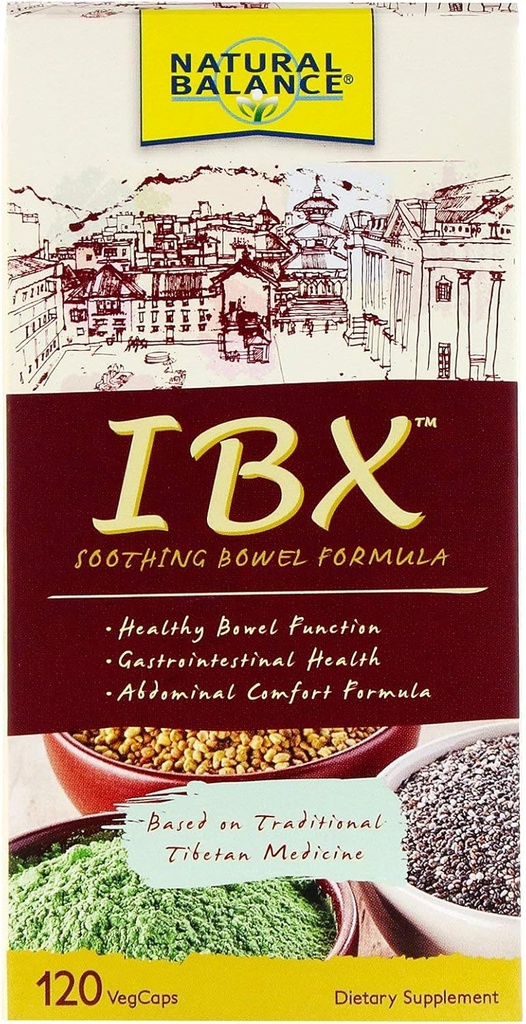 Naturlig balance IBX Lindrende tarm Formel, 120 VegCaps