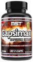 MST Capsimax Supplement 100mg V kapsler, 60 Servering Klinisk doseret vægthåndtering, termogene, Appetitkontrol, Calorie Burning, Metabolic Health, Stimulant Gratis. BSCG Certificeret