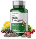 Horbäach Mega Fruits and Veggies Supplements 124; 100 Kapsler 124; Vegetarisk, Non- GMO og Gluten Free