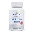 Nordic Naturals Zero Sugar Melatonin Gummies, Raspberry - 60 Gummies - 1,5 mg Melatonin - Great Smag - Rastful Sleep, Antioxidant Support - Non-GMO, Vegan - 60 Servering