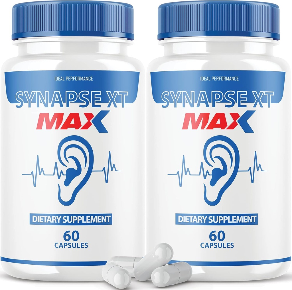 IDEAL YDEEVNE (2 Pack) Synapse XT Max Tinnitus supplement Pro Premium Relief Pills (120 kapsler)
