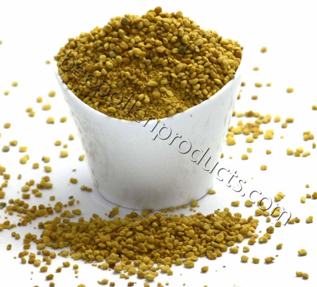 Vilmark BEE Pollen 100% Pure Natural Ikke Forarbejdede Bee Pollen Granules (10 lbs), Gul