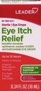 LEADER Steril øjendråber for øje Allergi & Itch Relief, Ketotifen Antihistamin Solution 0,035%, Arbejder i minutter, op til 12 timer, Præskriptionsstyrke 0,34 oz