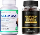 Organic Irish Sea Moss Capsules + Shilajit Gummies - Understøtter immunitet, energi og fordøjelse