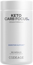 Kodeage Keto Carb, White Nyre Bean, Green Tea & Cinnamon Bark Supplement, Triple Action Keto Coat Vegan piller, Ketogen, Lave Carb Diet Sugar, 3 Måneder Supply, Non- GMO, Gluten- Free, 180 Kapsler