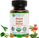 USDA Organic Blood Sugar Blend Mex124; Understøtter sund stofskifte * Mex124; med Bitter Melon, Moringa, Aloe Vera, Nopal, Papaya Ekstrakter & Mere 124; 60- Day Supply Mex124; Vegan & Non- GMO Mex124; USA- Made