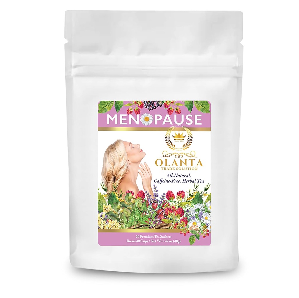 MENOPAUSE TEA - støtte til menopause, menopause te til støtte Køling, kvinders wellness te, naturlig menopause support, menopause symptomer støtte - 20 Premium Tea Sachets