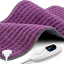 Opvarmning Pad XXXL for Rygsmerter Relief, Ekstra stor opvarmet Pad for Neck / Skuldre / Ben / Knees / Feet / Cramps, Fødselsdag Mødre Daggaver til mor Kvinder Hustru Bedstemor Her, 6 varmeindstillinger, Auto- Off, 17 "x33"